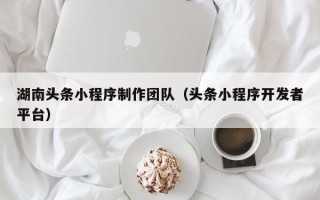 无为湖南头条小程序制作团队（头条小程序开发者平台）